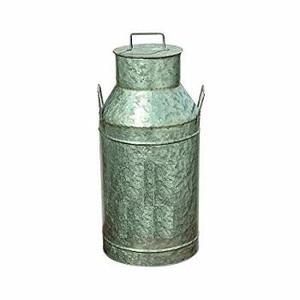 Galvanized E-Metal Vintage Milk Can <b>Jug</b> Farmhouse Styles Design <b>for</b> Kitchen Indoor Outdoor Garden Party Decorative Metal Milk - Product Image 6