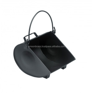 Metal Coal Bucket Premium Quality <b>Decorative</b> Contemporary Coal Bucket Hod Wood Bucket Antique Rusted <b>Log</b> Holder - Product Image 5