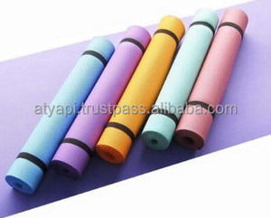 Esteras EVA yoga/pilate estampadas con correas, respetuosas con el medio ambiente, texturizadas, con absorción de golpes, baratas - Product Image 3