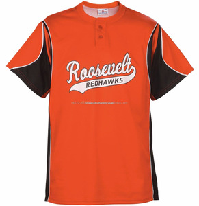 Nuevo Diseño de Camiseta de Béisbol de Dos Botones - Estilo Personalizado, Transpirable, Antibacteriano, de Secado Rápido, Talla Grande, Unisex - Product Image 3