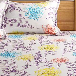 Sábanas de algodón con diseño Floral, Sábana de cama individual de algodón de alta calidad, amarilla, India, con estampado florentino - Product Image 1