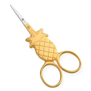 pineapple style scissor for sewing handicraft household scissors embroidery mini shears threading industry fancy small scissor