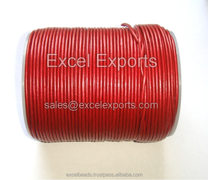 Vente directe d'usine de qualité supérieure 1mm 2mm 3mm String en cuir dentelle fournitures de fabrication de bijoux en gros pour textiles cuir - Product Image 6