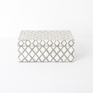 DECORATIVE BONE INLAY JEWELRY BOX - Product Image 5