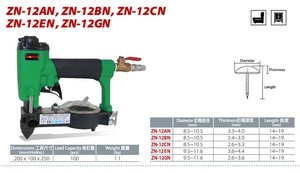 APLUS ZN-12C pistolet à ongles décoratif chargement par clou perdu, alimentation automatique. Conception de la pointe de l'ongle exposée, feu dans le trou pour plus de rapidité, - Product Image 4