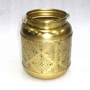 Decorative Home and Out Door New Design Filigree <b>Hurricane</b> Hanging <b>Lantern</b> Candle Holder - Product Image 2