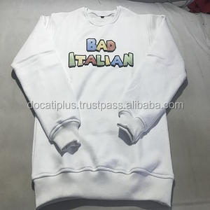 Personalizado OEM blanco cuello redondo sudadera con impresión digital BN20 para los hombres - Product Image 1