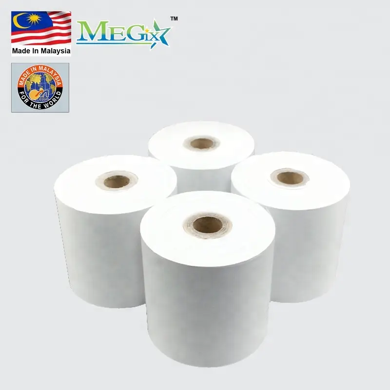 Malaysia paper factory 57mm 80mm thermal paper receipt paper rolls for pos / mobile printer
