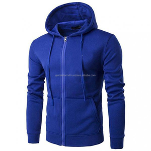 เสื้อฮู้ดซิปแบบถักที่ปรับแต่งได้ ผลิตจากผ้าฝ้ายฟลีซ 100% เป็นมิตรกับสิ่งแวดล้อม เหมาะสำหรับใช้ในยิม - Product Image 4