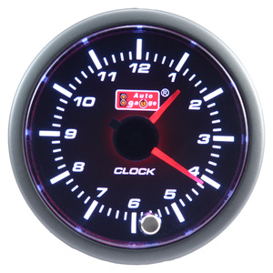 Horloge analogique de voiture avec éclairage LED vert et blanc de 60 mm - Product Image 2