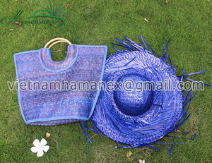 กระเป๋าถือหญ้าทะเล/ฟางสำหรับผู้หญิงทำด้วยมือวัสดุจากธรรมชาติ - Product Image 3