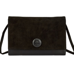 Sac à main en cuir style vintage pour femme avec fermeture ouverte et doublure en soie - Product Image 1