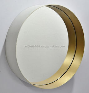 Miroir mural rond en or contemporain Décoration de la maison et de l'hôtel Décoration murale du salon Design élégant Pâques - Product Image 5