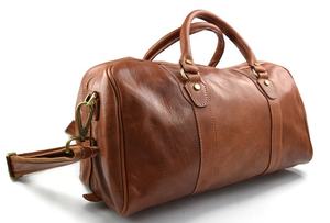 ของแท้หนังCabinกระเป๋าหนังผู้ชายสุภาพสตรีกระเป๋าเดินทางกระเป๋าเดินทางWeekender IHS-0032 - Product Image 3