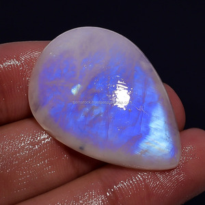 Chất lượng cao Cầu Vồng Moonstone Cabochon Loose đá quý trong hình dạng khác nhau kích cỡ đẹp mịn tự nhiên vật liệu kim cương - Product Image 1
