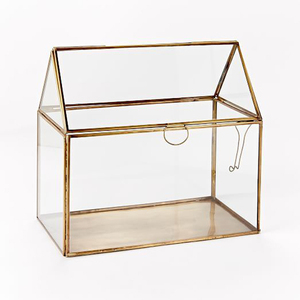 Boîte de rangement en verre moderne et unique du fabricant direct et terrarium, boîte cadeau décorative, fabrication artisanale, couleur personnalisée, prix de gros - Product Image 2