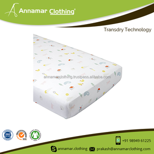 High Quality Cotton Fitted Crib Sheet for Baby - Product Image 3