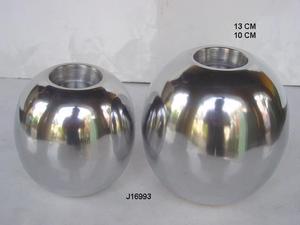 New Arrival <b>Mirror</b> Polished <b>Candle</b> <b>Holder</b> in Double <b>Holder</b> Style Made in Cast Aluminium Home & Festive Decor Metal <b>Candle</b> <b>Holder</b> - Product Image 3