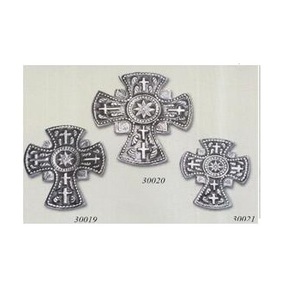 Croix de Noël en métal poli - Marque Lord LV8888 - Product Image 1