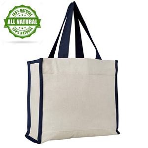 Grand sac fourre-tout de plage en toile personnalisé à motif rayé personnalisé Cadeau parfait pour les femmes Options d'expédition imprimables - Product Image 1