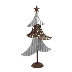 Árbol de Metal pequeño galvanizado rústico - Product Image 1