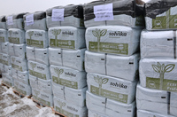 SOLVIKA TOURTEAUX DE TOURTEAU Poudre de tourteaux de Sphagnum Substrat pour Conditionneur de Sol de Jardin et Engrais Organique Emballage 225-250L LV
