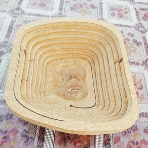 ที่มีคุณภาพสูงแสงหรูหราไม้อะคาเซียแอปเปิ้ลออกแบบชามและพรรคศิลปะตกแต่งผนังบ้านสำหรับขนาดที่กำหนดเอง - Product Image 3