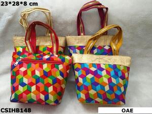 Sac à main vintage brodé or ethnique indien Boho, sac à main en coton pour dames hippie, pochette à la main, potli d'épaule indien - Product Image 3