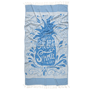 Hola verano azul turco toalla 100% algodón-Picnic en la playa manta cama cubierta de uso múltiple Jacquard - Product Image 1