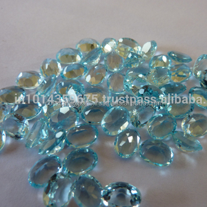 Gema de Topacio azul cielo en forma de pera, piedras preciosas naturales sueltas para joyería de plata - Product Image 1