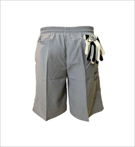 กางเกงขาสั้นเบสบอลผ้าคอตตอนผสมโพลีเอสเตอร์เอวยางยืดสำหรับฤดูร้อนแบบสั่งทำพิเศษสำหรับผู้ชาย - Product Image 2