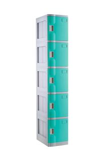 Five Tier ABS School Library Dorm Plastic Locker - Product Image 3
