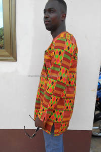 <b>Women's</b> Tan Cotton Caftan African Print Dashiki Shirt Night & Beach Wear Maxi <b>Poncho</b> for Adults & Girls Made From Polyester - Product Image 4