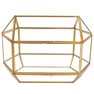 Elegante caja de soporte de tarjeta de solución de almacenamiento multiusos para collares relojes regalos de boda madera-para organización de joyas - Product Image 1