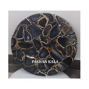 Naturel Agate Café Table Top - Product Image 1