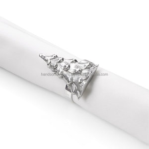 Anneau de serviette en forme d'arbre en argent, vintage, argent, vente en gros, Restaurant, hôtel, Villa, or, coloré, personnalisé, fait sur mesure, inde - Product Image 2