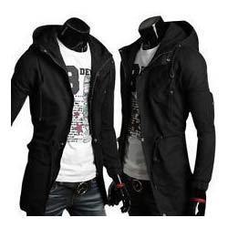 Sweat à capuche kangourou en polaire pour homme 100% coton Séchage rapide - Écologique Anti-rétrécissement Hiver Appliqué Couleur unie - Product Image 4