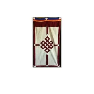Tibetan Buddhist Endless Knot Door metal sliding and high Quality beaded door Handmade Stylish Curtain at best wholesale price