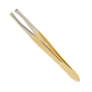 Pinzas Automáticas para Cejas y Pestañas con Punta Inclinada, Marca Personalizada, Material de Acero Inoxidable, Mango de Plástico, Diseño Sostenible - Product Image 4
