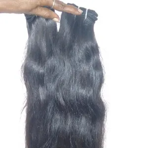 Extensiones de cabello humano indio Virgen sin procesar, venta al por mayor - Product Image 1