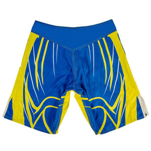 Short MMA avec logo personnalisé Kimono de Jiu Jitsu Spandex/Polyester uni UFC Stretch Mid Quick Dry pour sports d'arts martiaux décontractés - Product Image 4