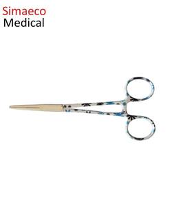 คีมหลอดเลือดแดงดอกไม้สีขาวและสีฟ้าเครื่องมือผ่าตัดด้วยมือที่มีคุณสมบัติทนทาน - Product Image 1