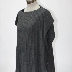 Fashionable and Stylish Cable Knitted Cashmere Poncho