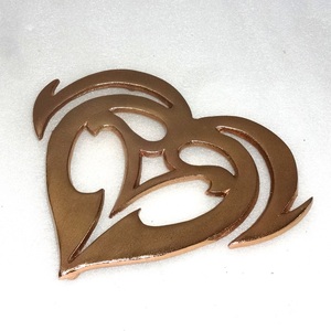 Hot Sale Customizable Colors Round Metal Heart Shape <b>Trivet</b> Good Quality Home Kitchen PC <b>Iron</b> Material Heat Resistant Cooking - Product Image 3