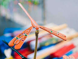 Colorido de libélula de Bambú - Product Image 3