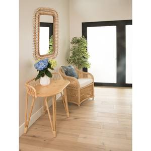 Table console en rotin du Vietnam - Product Image 6