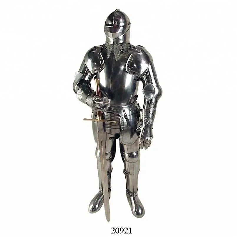 Spaans Knight Armour Pak Met Zwaard, Middeleeuwse Ridder Armor Pak, Griekse Full Body Armor