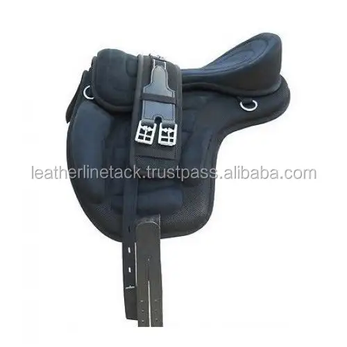 Brownish Treeless Synthetic Suede Freemax Horse English Saddle In 14 Size
