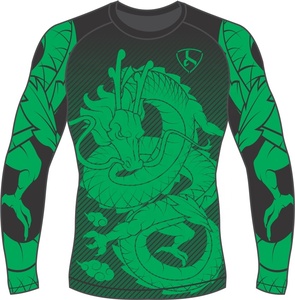 Camiseta de Manga Larga para Hombre, con Estampado por Sublimación, Compresión, Secado Rápido, Spandex/Nailon, Agradable al Tacto, Color y Logotipo Personalizables - Product Image 5