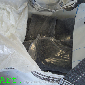 Galets de pierre naturelle noire jet foncé brillants et polis pour l'aménagement paysager, pavés - Product Image 3